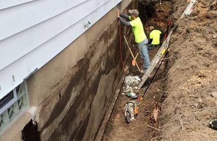 exterior basement waterproofing